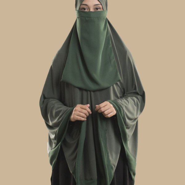 Khimar Aisya Emerald Green