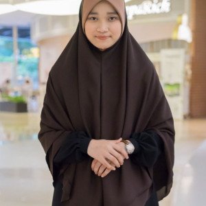 Tudung Arafah - Dark Brown
