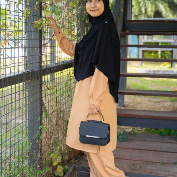 Jubah Seluar Safiyyah Hazelnut