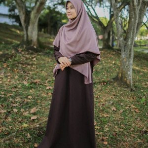 Jubah Sharifah Dark Brown